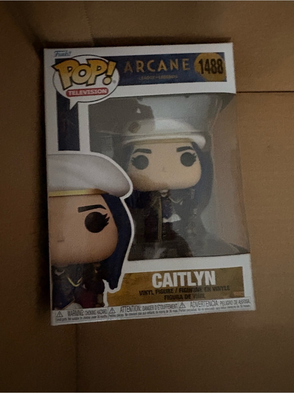 Funko Arcane Caitlyn Pop! Figure - White, Blue & Gold